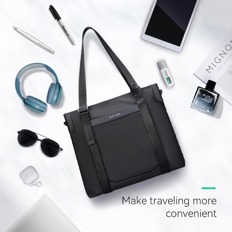 Mark Ryden multifunctional leather messenger bag for men black cross body large capacity fashionable mens shoulder 250326