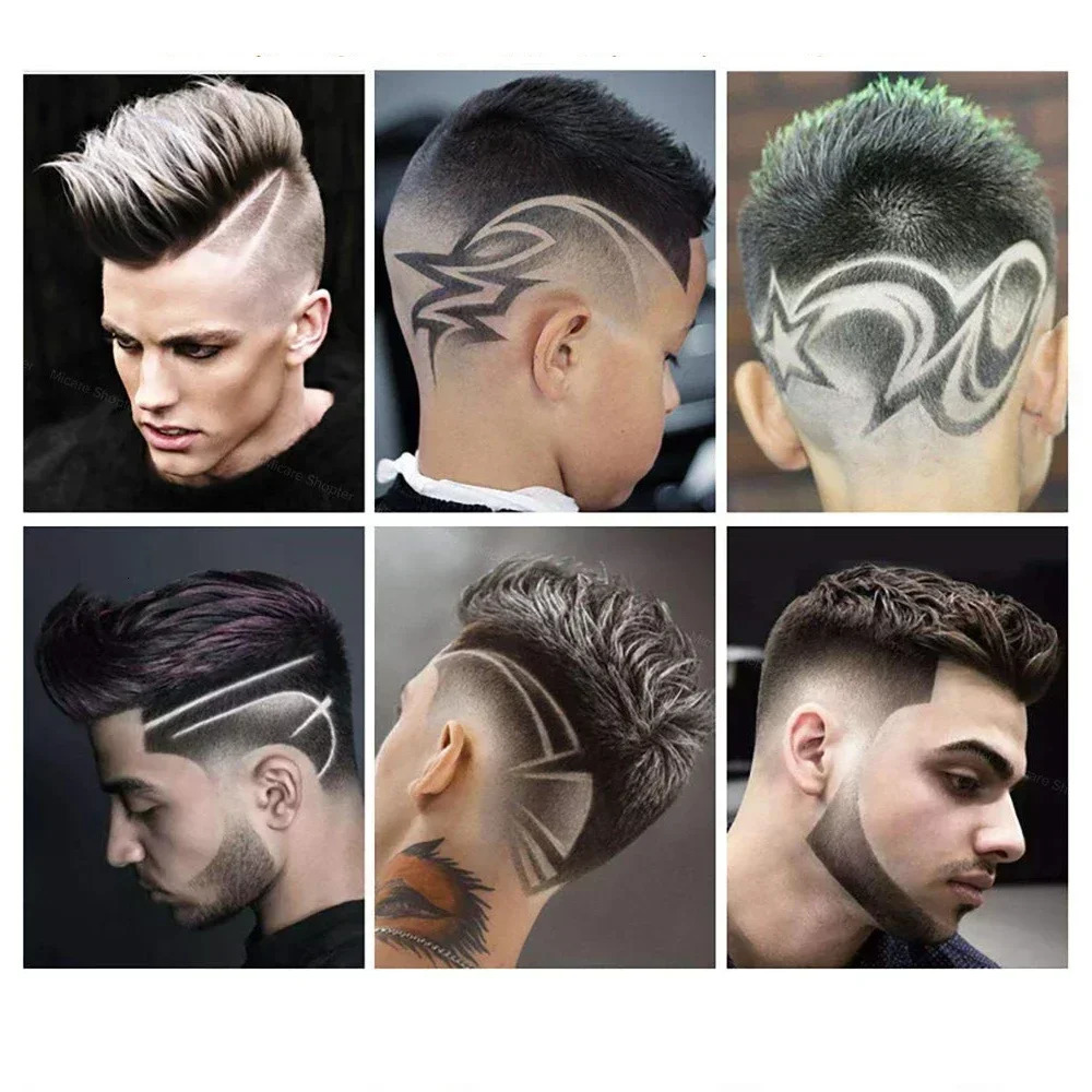 Professional Haircut Pop Barbers P700 Trimmer Oil Head Electric Hair Clippers Golden Carving Scissors Electric Shaver 250324