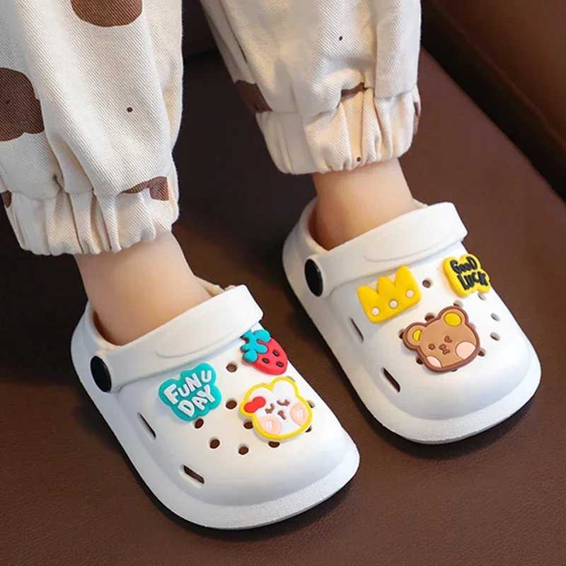 Slipper Childrens slippers childrens summer beach shoes girls cartoon family slippers boys baby sandals baby 1-8Y S25326