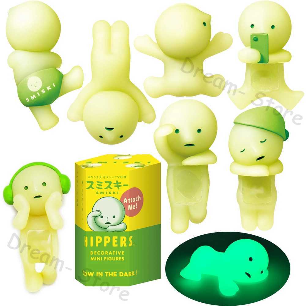 Smiski Hippers series luminous Sunny Angel mystery box character phone accessories doll series birthday and Christmas gifts X250327