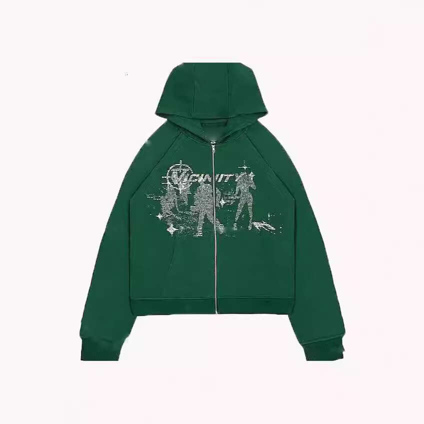 New American street style Y2K cartoon printed unisex loose hooded sweatshirt ins gift for man