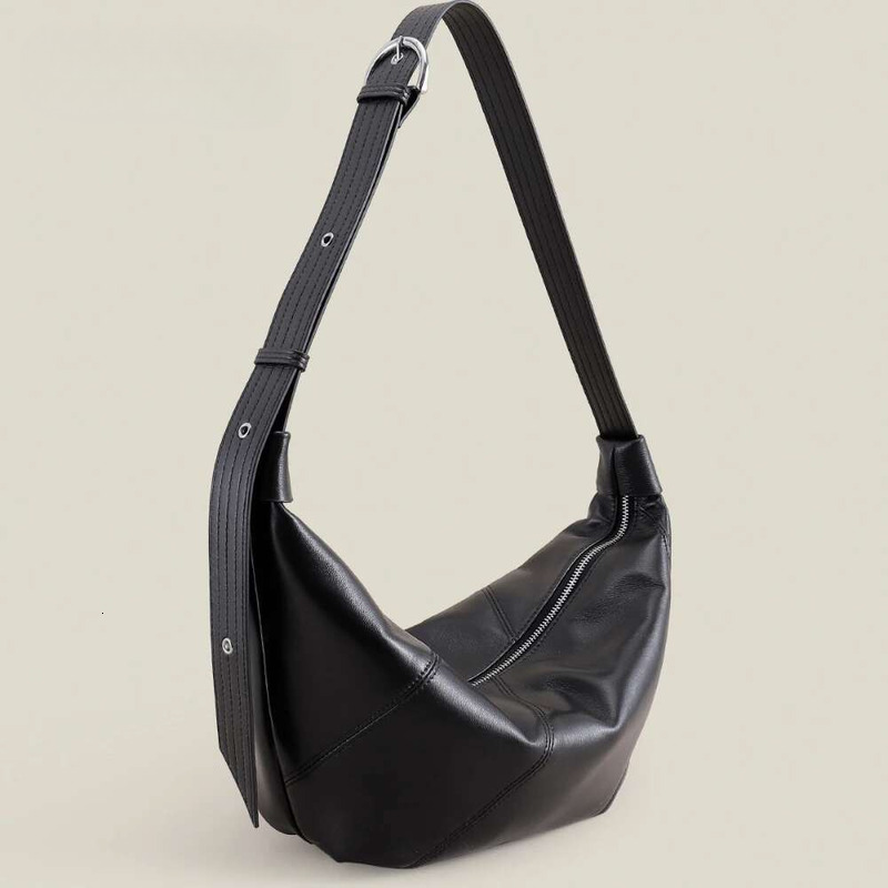New Classic Casual Beige Color Lamb Skin Hobo Tote Soft 100% Real Leather Sheepskin Women Shoulder Bag Leisure Handbag