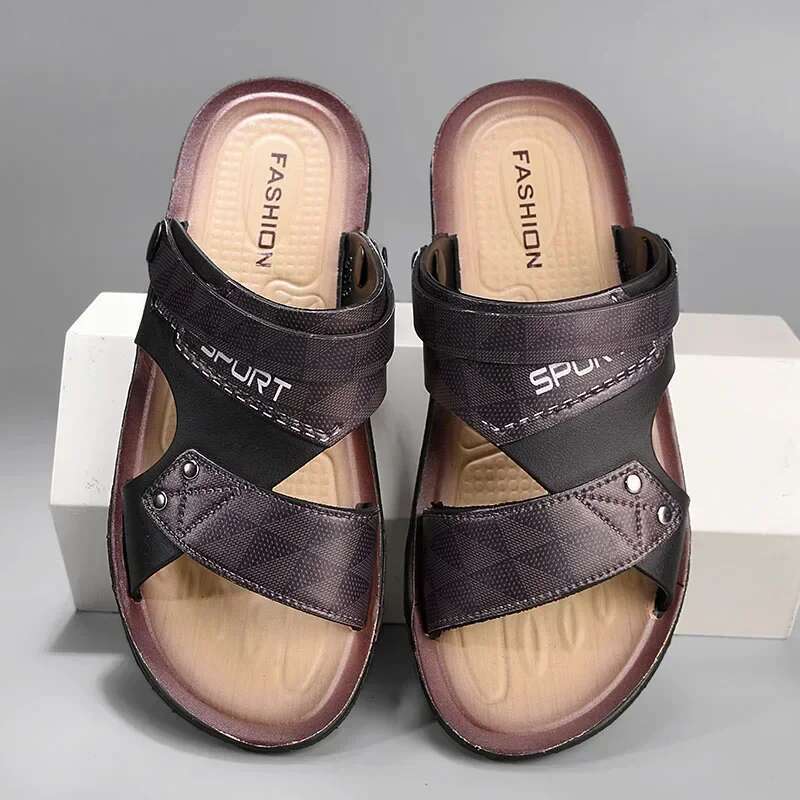 Men's Trekking Summer Man for Mens Sandal Flat Sandals Trend Slippers Low Price Shoe High Quality Shoes Sale