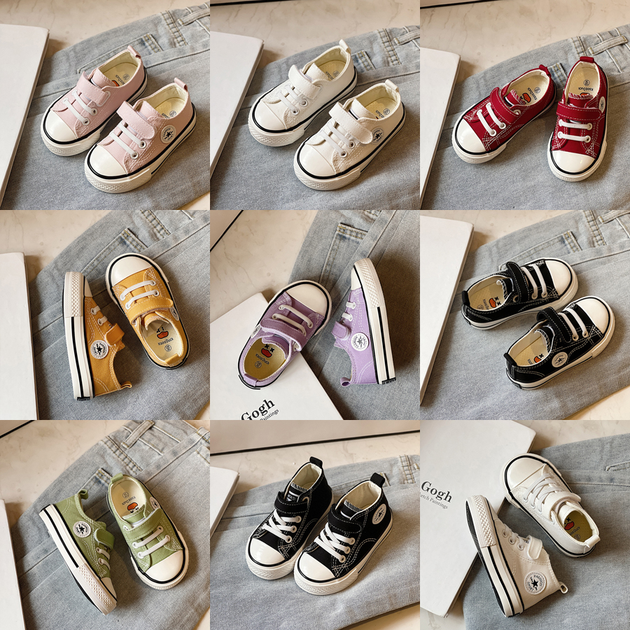 Kids Shoes Toddlers Athletic Canvas Shoes Child Sneakers Happysteps Youth Preschool Chaussures PS Tod Trainers for Children Size US4c-US5y H0247