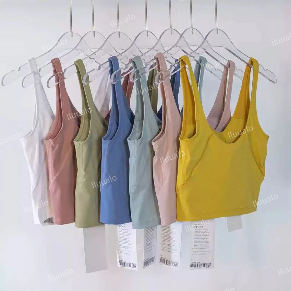 yoga Bra align tank Womens Sport Bra Classic Popular Fitness Butter Soft Tank Gym Crop Yoga Vest Beauty Back Shockproof With Removable Chest Pad wholesale Hot Deals