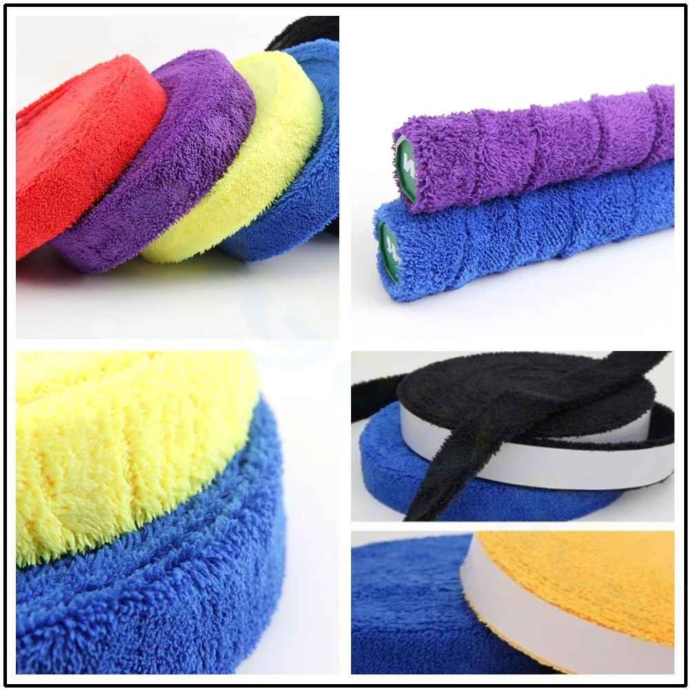 10m Towel Grip Tape Tennis Overgrips Anti-skid Sweat tape Absorbed Badminton racket OverGrip Fishing Skidproof Sweat Band grip 250326