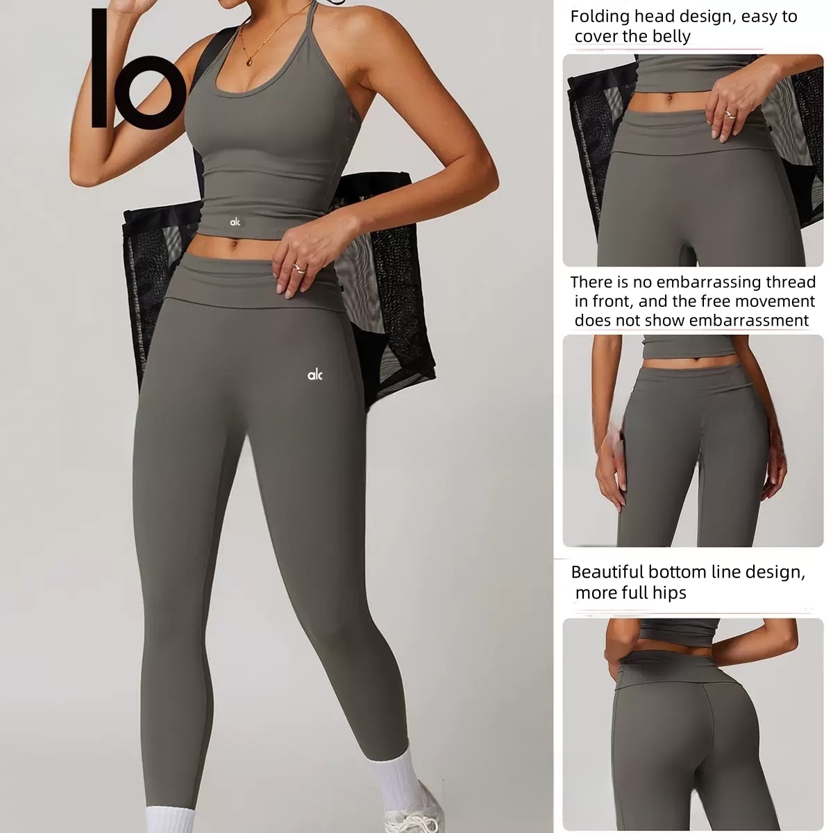 2025 Aalos Yoga leggings Women Shorts Cropped pants Outfits Lady Sports Ladies Pants Exercise Fiess Wear Girls Running Leggings slim fit align Aalosock