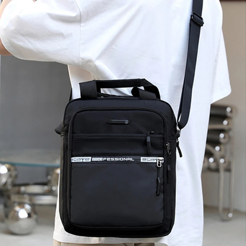Mens handbag nylon mens cross shoulder messenger bag casual business multifunctional 250326