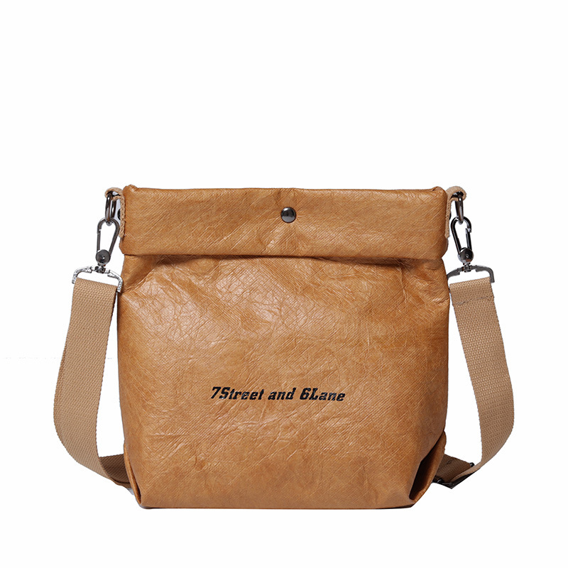 Bag women's new simple letters foreign style large capacity bag single shoulder crossbody bag retro color bag 2025