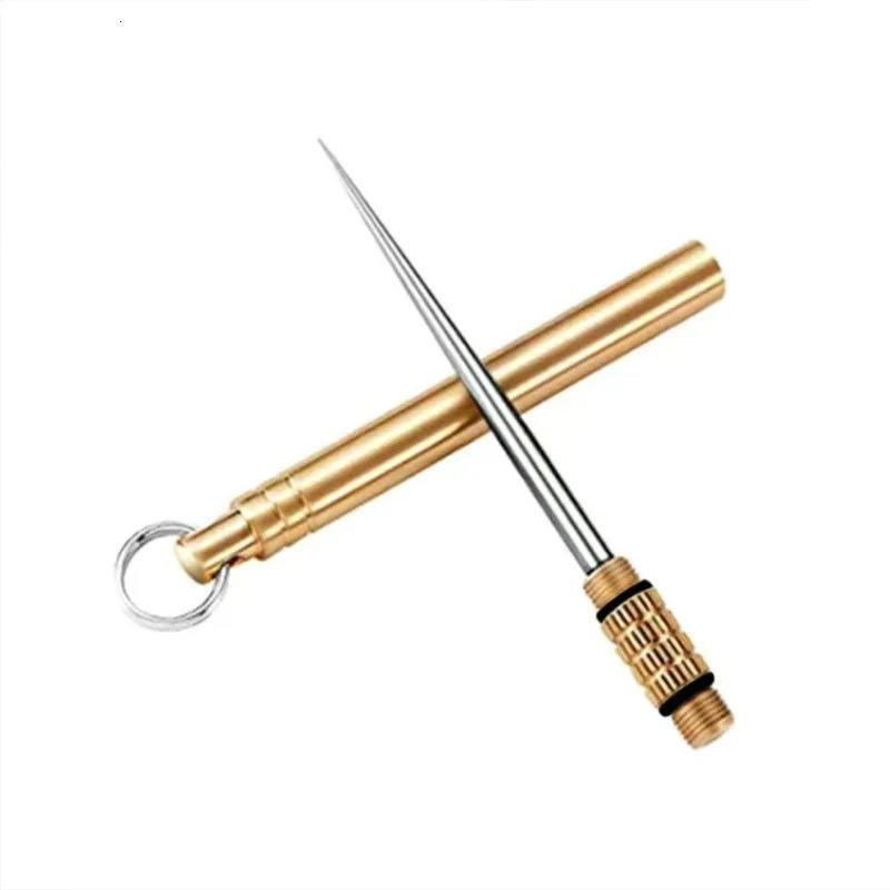 1Pc Buckle Pocket Keychain Brass with Metal Bracket Used for Outdoor Picnicking and Camping Tools 250325