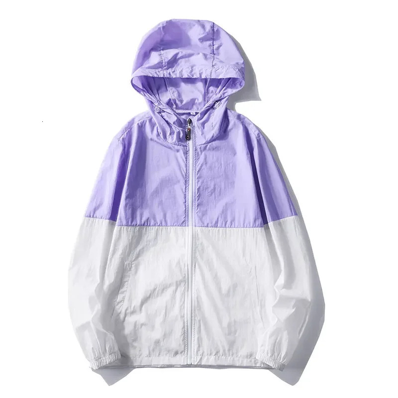 Summer hooded jacket womens waterproof and clothing fishing hunting quick drying skin patch work windproof 250327