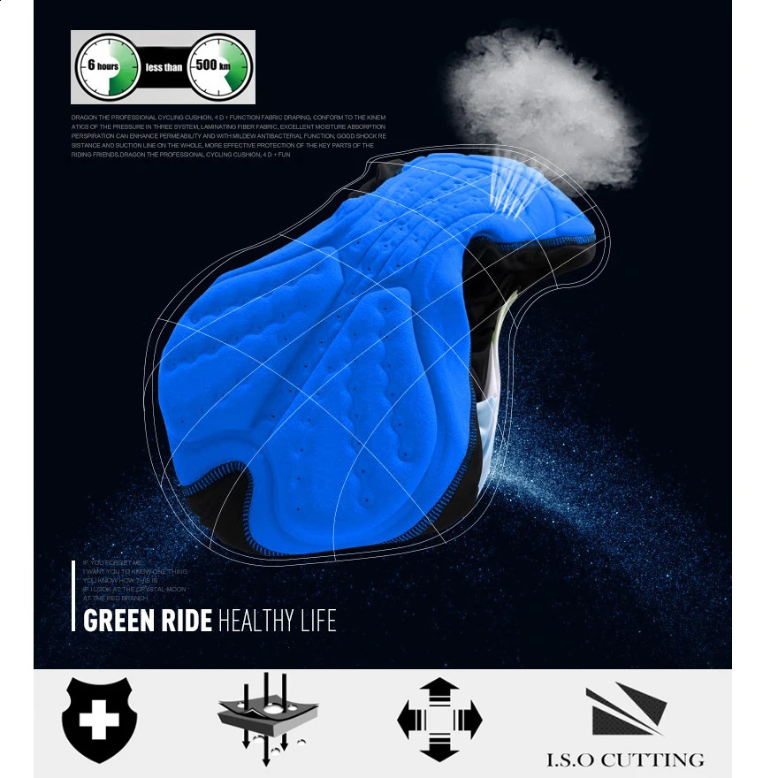 Phtxolue Men Cycling Bib Shorts Anti-Loss Zipper 6H 500KM Ride Mountain Pro Bike Shorts Blank Blue Outdoor Cycling Shorts Women 250327