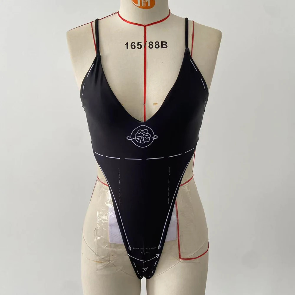Beachcici Oring onepiece womens swimsuit sexy Vneck backless Monokini beach wear holiday 250321