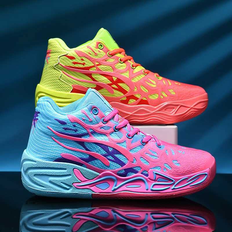 Mens basketball shoes are lightweight and comfortable suitable for summer fitness training shock-absorbing high top casual walking shoes M250327