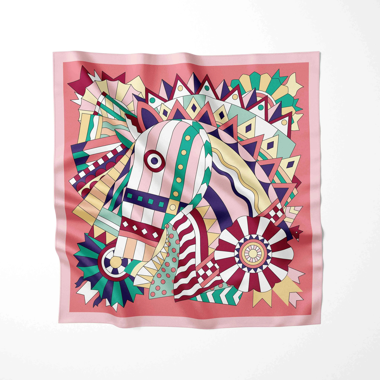 70cm*70cm Fashion Kerchief Summer Chiffon Scarf For Women Bandana Scarves Foulard Viscose Autumn Female Wrap Shawl 250322