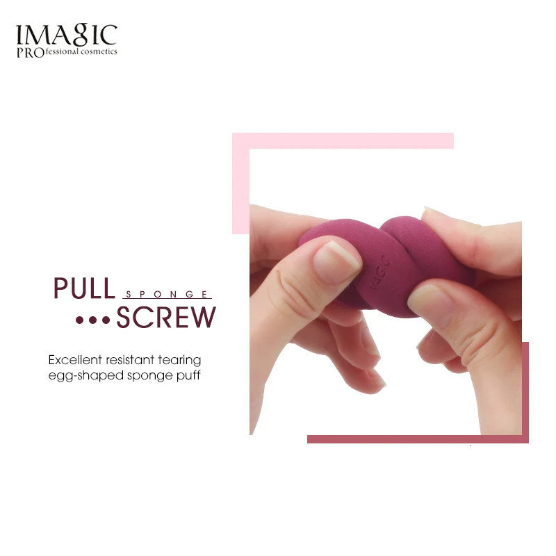 IMAGIC 3Pcs Makeup Puff Wet And Dry Professionele Makeup Spons Foundation Cream Concealer Multipurpose Makeup Tool 250317