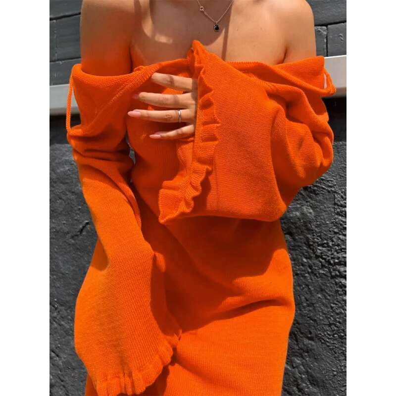 Dongdumaoyi Mode Instagram Stijl Sexy Hollow Out Backless Tie Terug Houder Lange Mouw Bodycon Zeemeermin Vrouwen Jurk C
