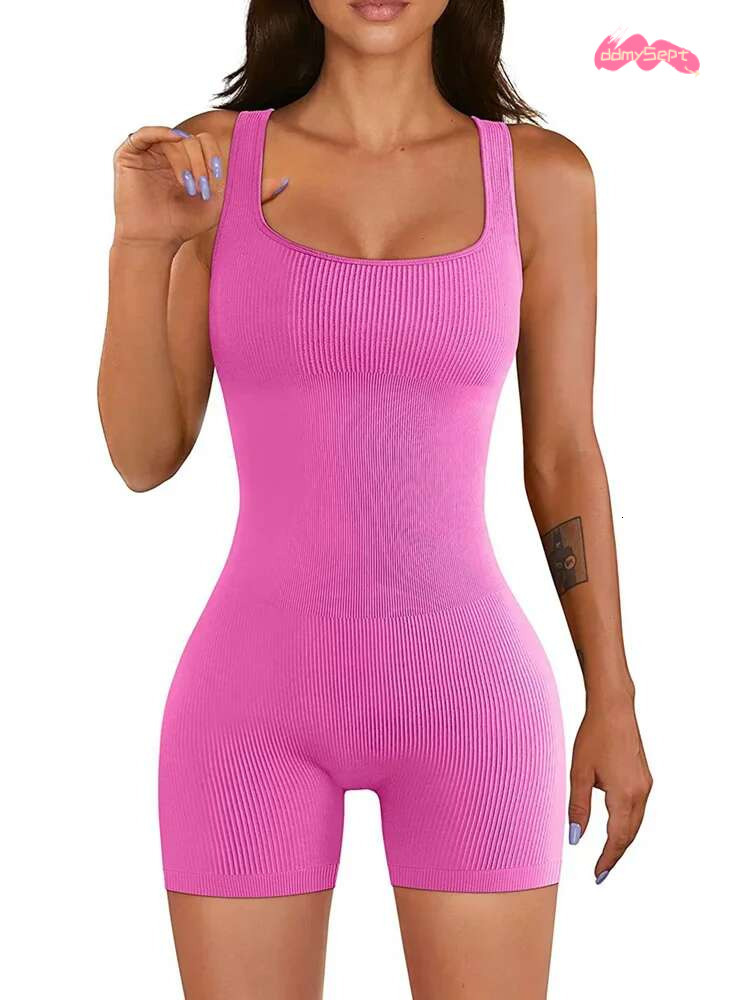 2024 Sexy Women Jumpsuits Shorts Female Sleeveless Sport Romper Bodysuits Summer Yoga Playsuits Skinny Gym Fiess Outfits ddmySept ddmySept