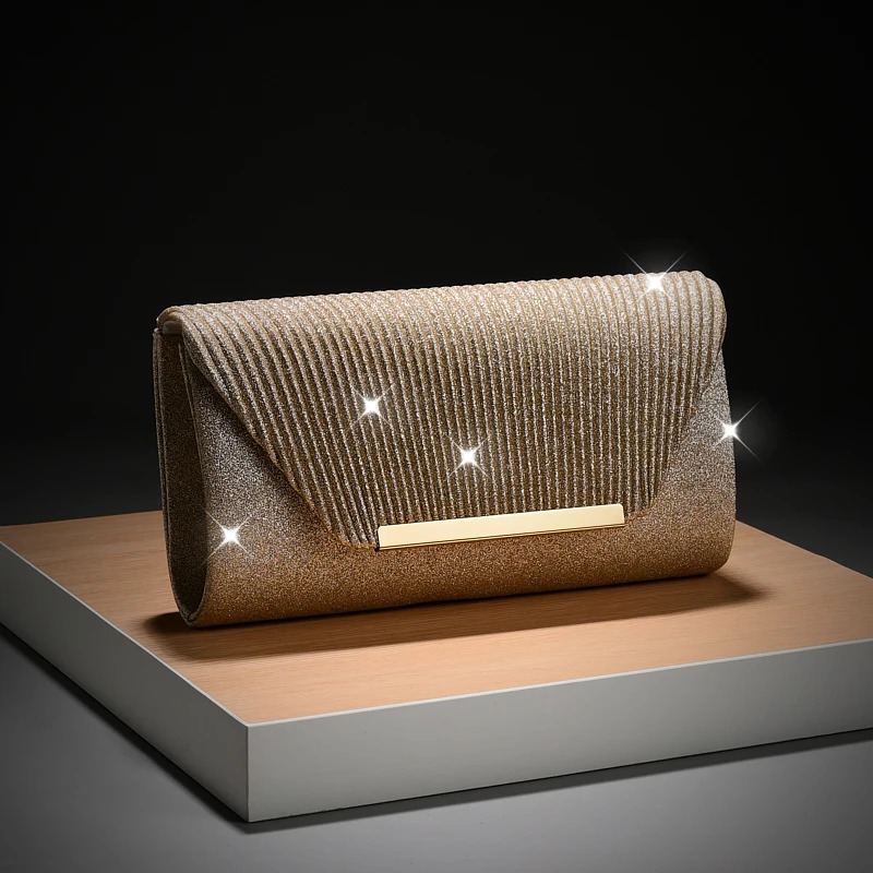 y envelope night club bag shiny grain d texture long hard shoulder wedding handbag 250326