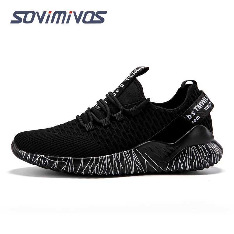 Mens Walking Shoes - Slip On Tennis Running Shoes Memory Foam Lightweight Work Sneakers for Indoor Outdoor Gym Z250326