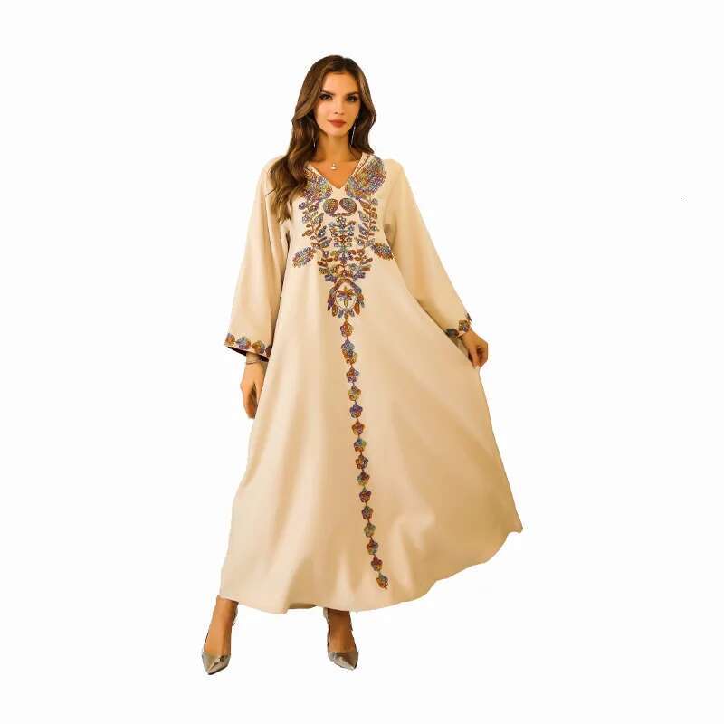 Dongdumaoyi Moslim Midden Oosten Set Diamanten Gewaad Vrouwen Dubai Turkijeabaya Dames Grote Nieuwe W