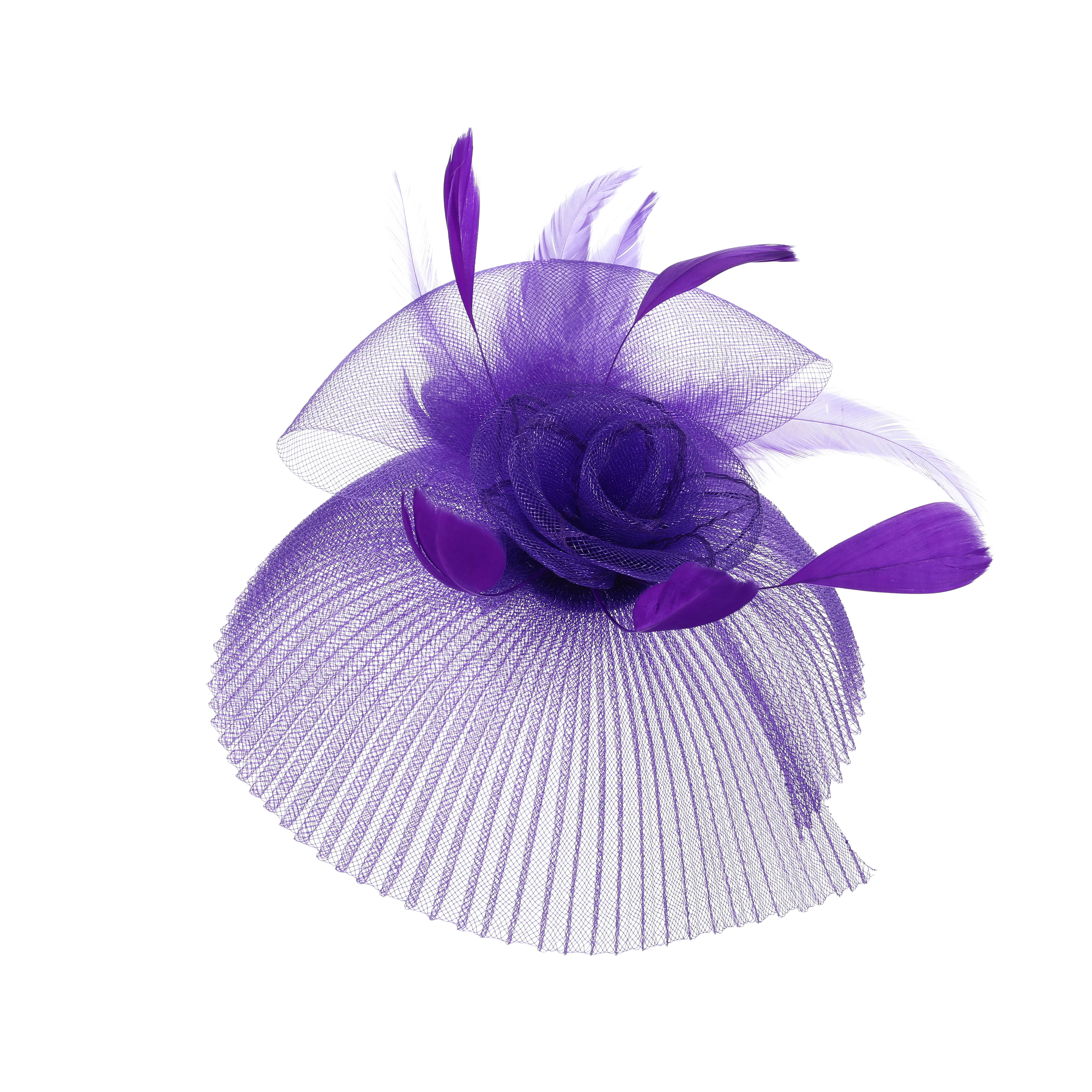 Elegant Fascinator with Feathers - Perfect for Tea Parties, Weddings & Special Events