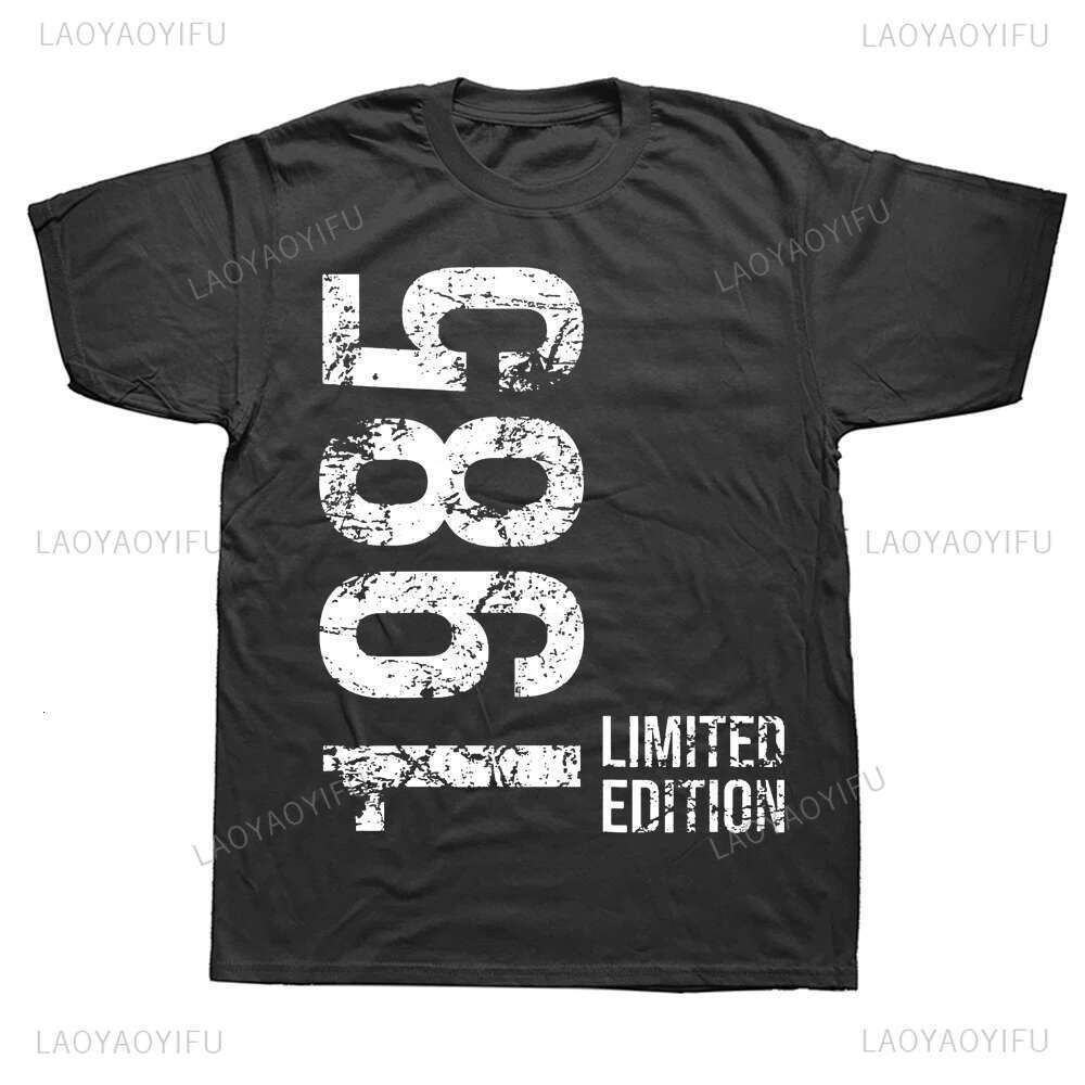 Men's and women's short sleeved t-shirts, streetwear, hip-hop, cotton, vintage print, birthday gift, 38 years old, 1985