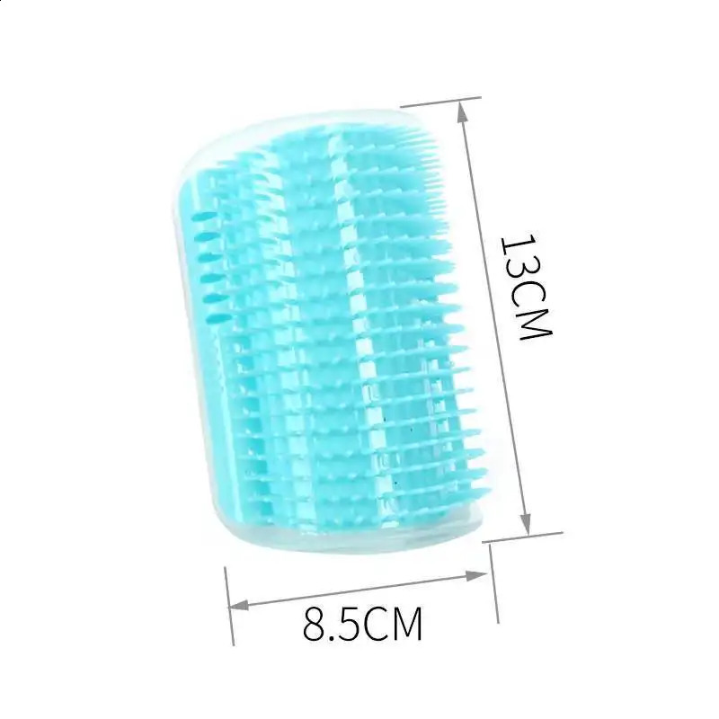 Cat brush comb cat corner massage self grooming friction pets face with tickling 250312