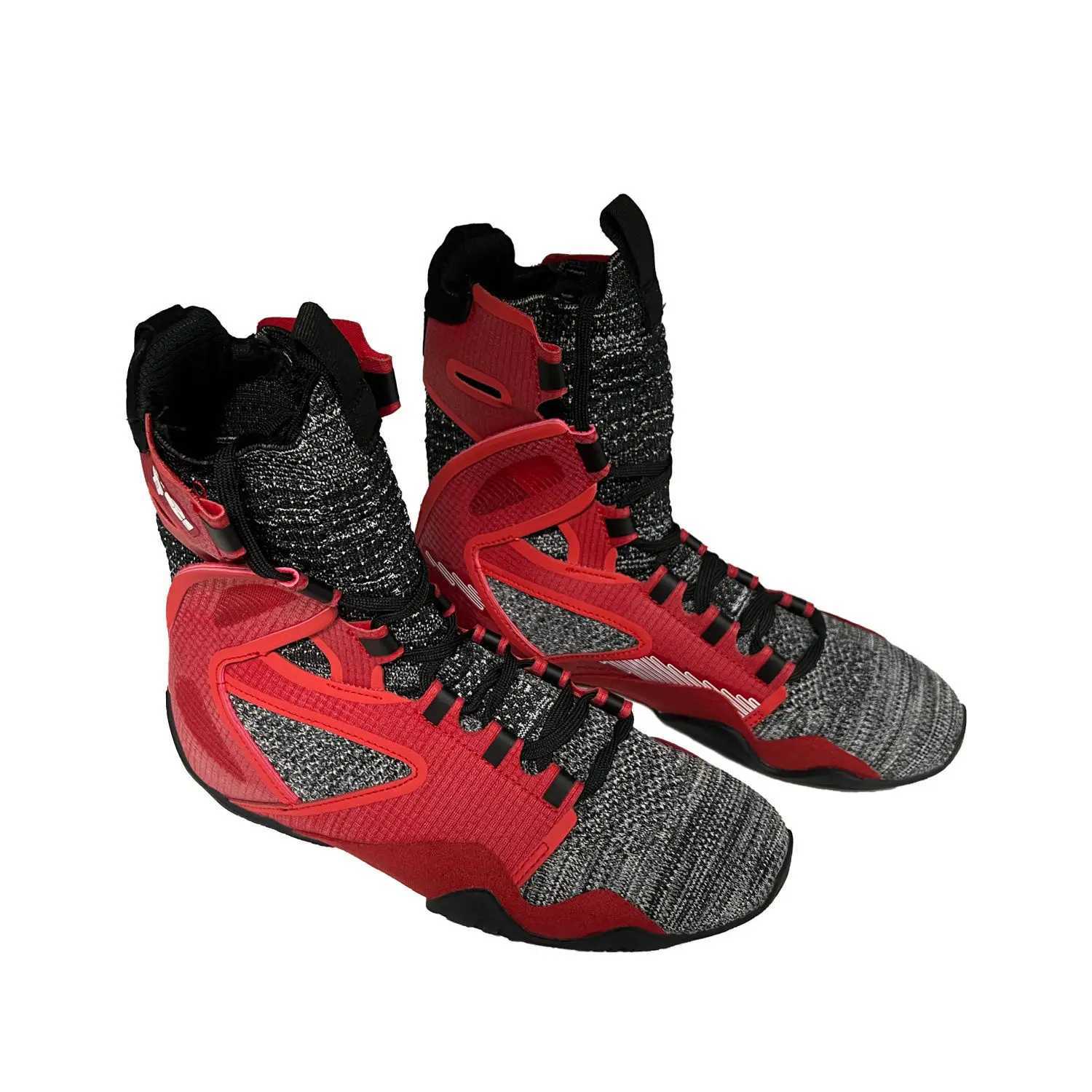 Professional top-level boxing shoes mens indoor combat fitness hard pull wrestling boots combat boots M250327