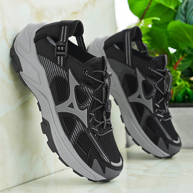 Spring and summer fashion new men's large size 46 casual shoes outdoor mountain wear breathable mountaineering shoes all comfortable sports shoes