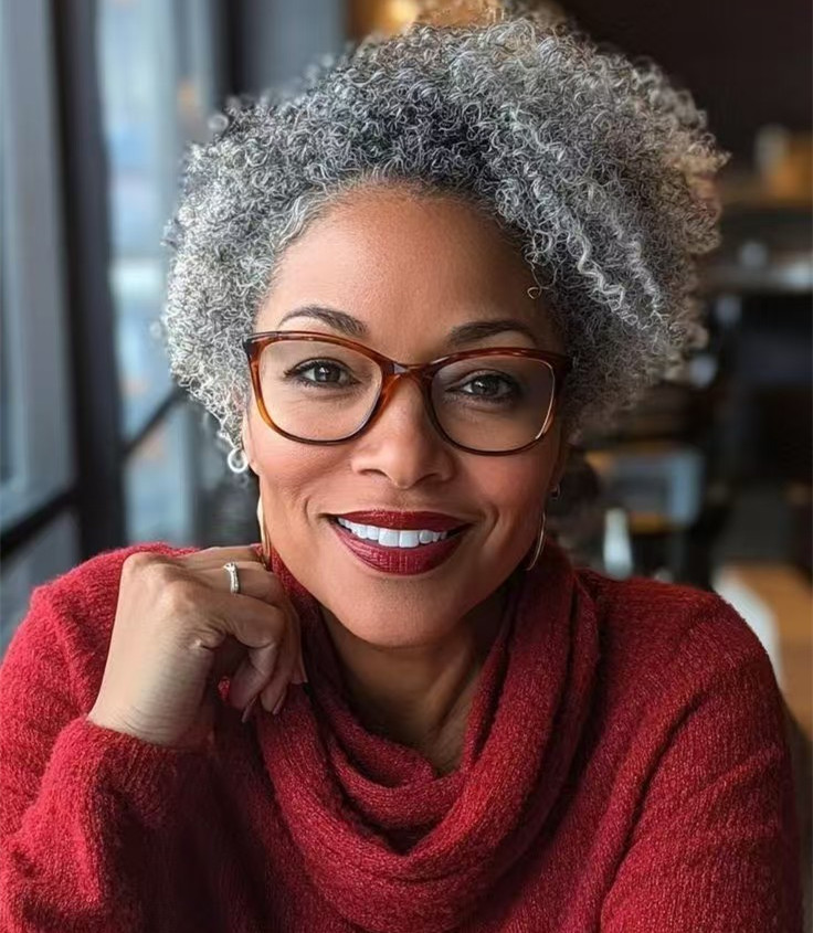 Premium Salt pepper small curly wig short grey bob human hair wigs gray None lace front blonde grey wigs for black women soft natural gray highlights