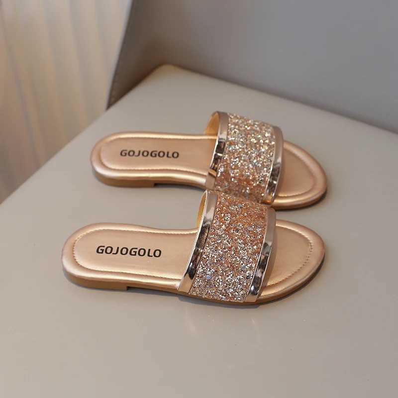 Slipper Anti slip and wear-resistant soft sole with multiple colors smooth and comfortable for girls summer PU flip code 26-36 S25326