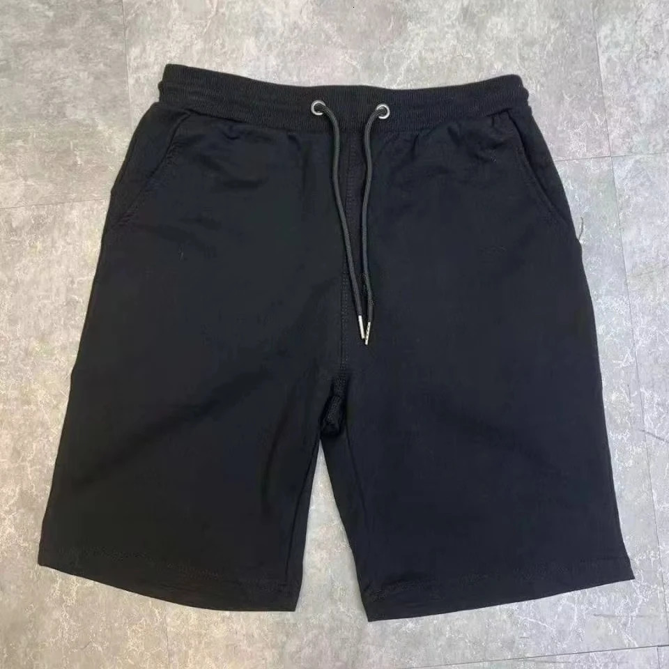 Summer Fashion Cotton Mens Casual Shorts Drawstring Waist Comfortable Black Yellow Grey US Size S4XL 250326