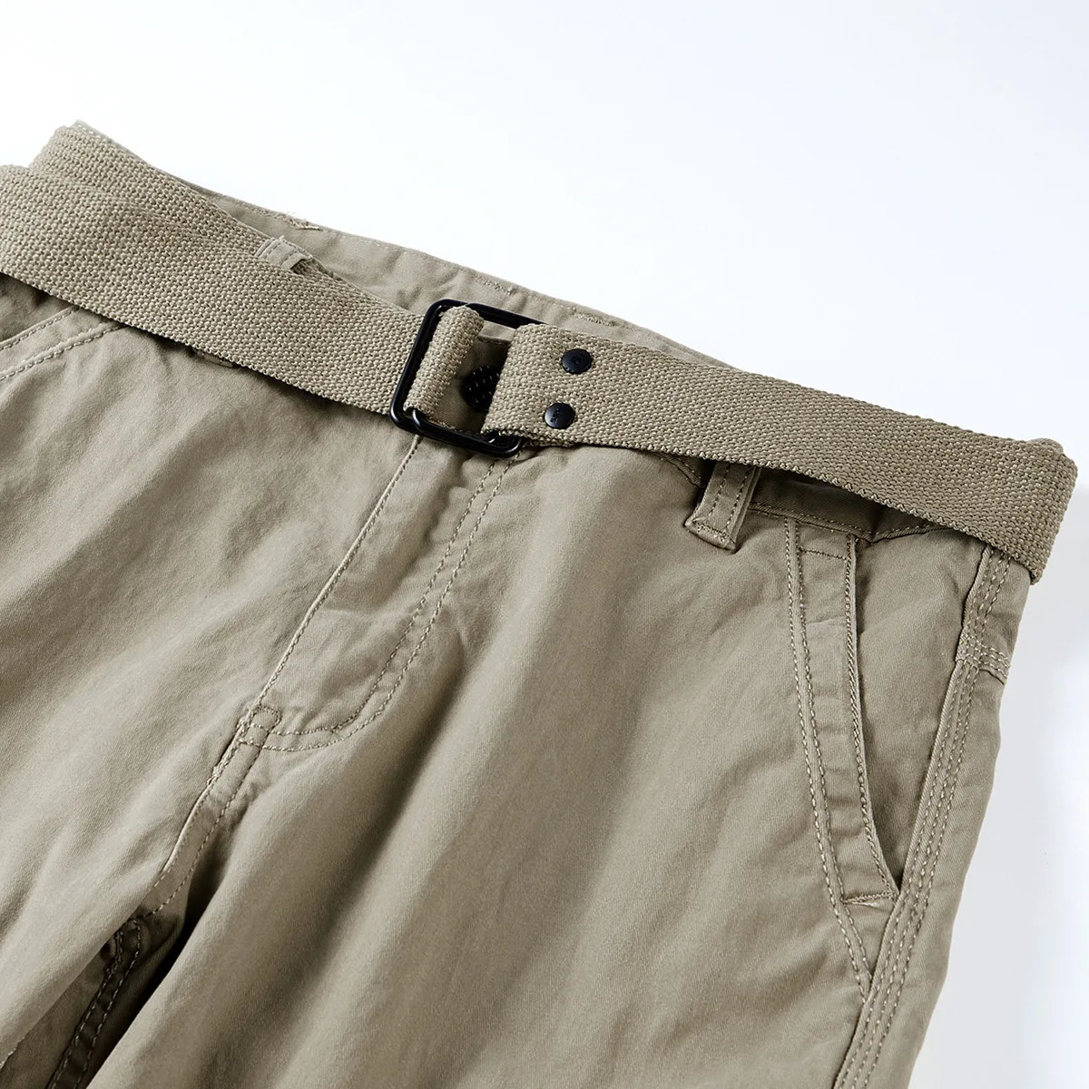 mens cargo pants straight leg cotton stretch tactical Trouser military outdoor camping fishing casual work clothes khaki 250327