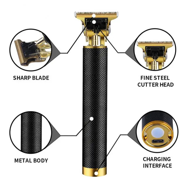 In T9 Professional Hair Trimmer For Men Beard Trimmer Electric Hair Clipper Lithium Hair Cutting Machine Mens Shaver 250324