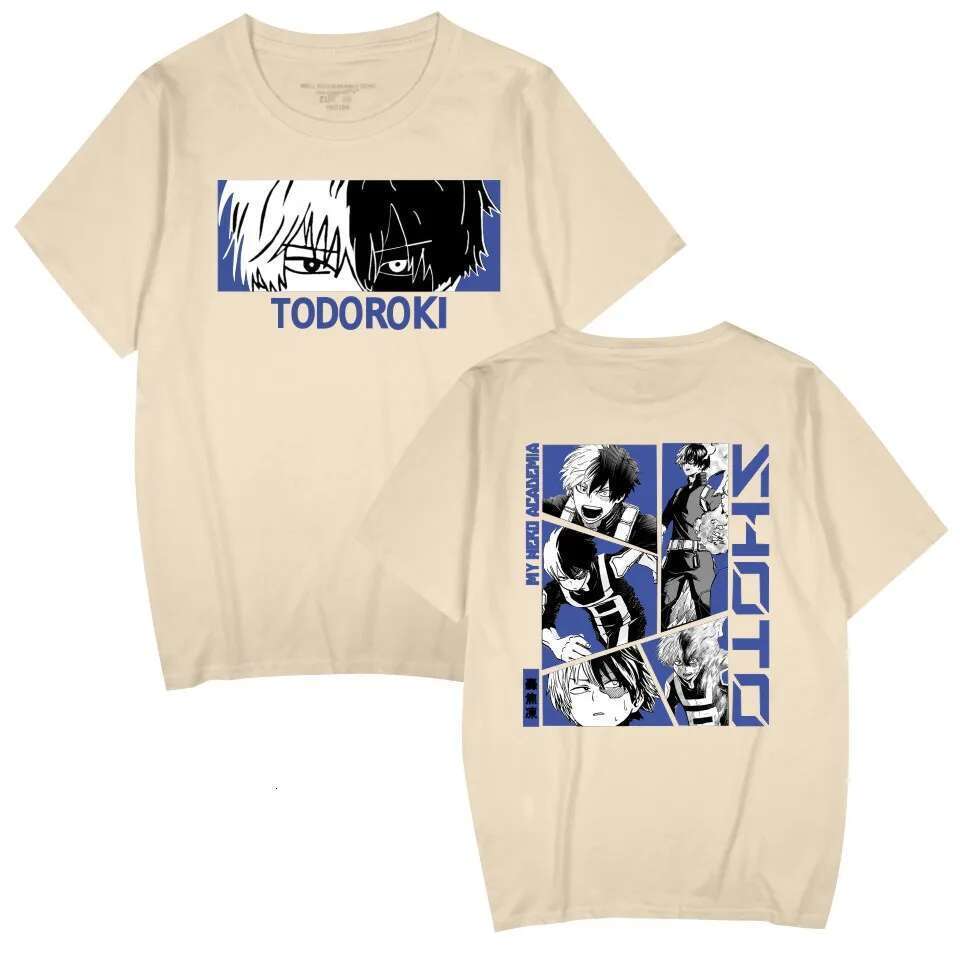 My Hero Academy Customized Summer Printed Men s High Quality Cotton Casual T shirt Fashionable and Comfortable Street Clothing