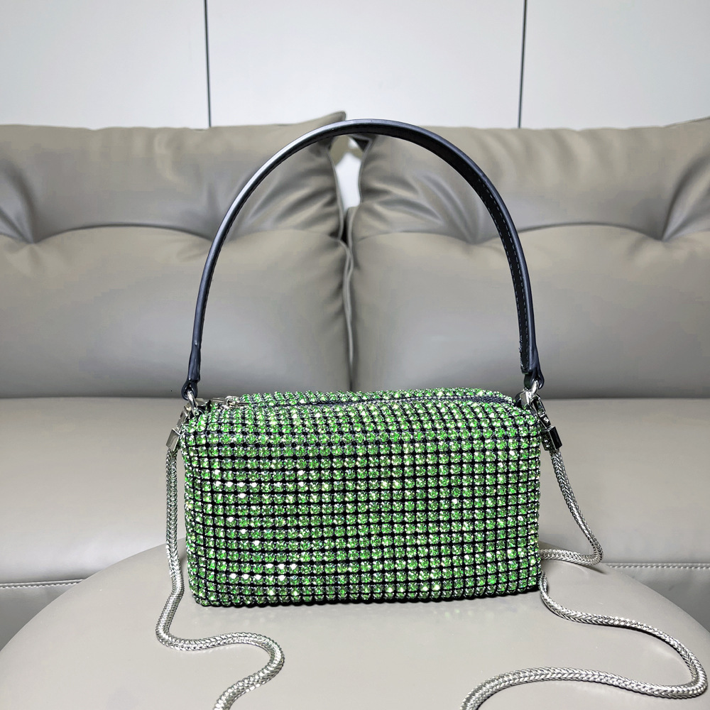 Women S Full Of Diamonds Hand Held Single Shoulder Shiny Rhinestone Crossbody Bag Handmade Bag With Diamond Inlay Women S Handbag