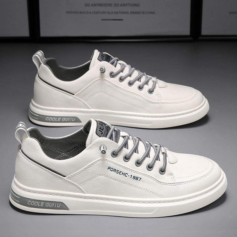 Free shipping new casual shoes men sports shoes breathable trend comfortable daily black white