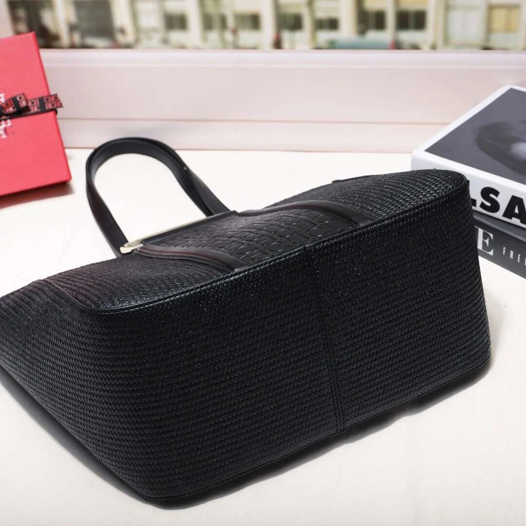 CH Brand Large-Capacity Tote 2025 New Handheld Original Straw Bag Fashion Commuter Shoulder Handbag Women's Bags