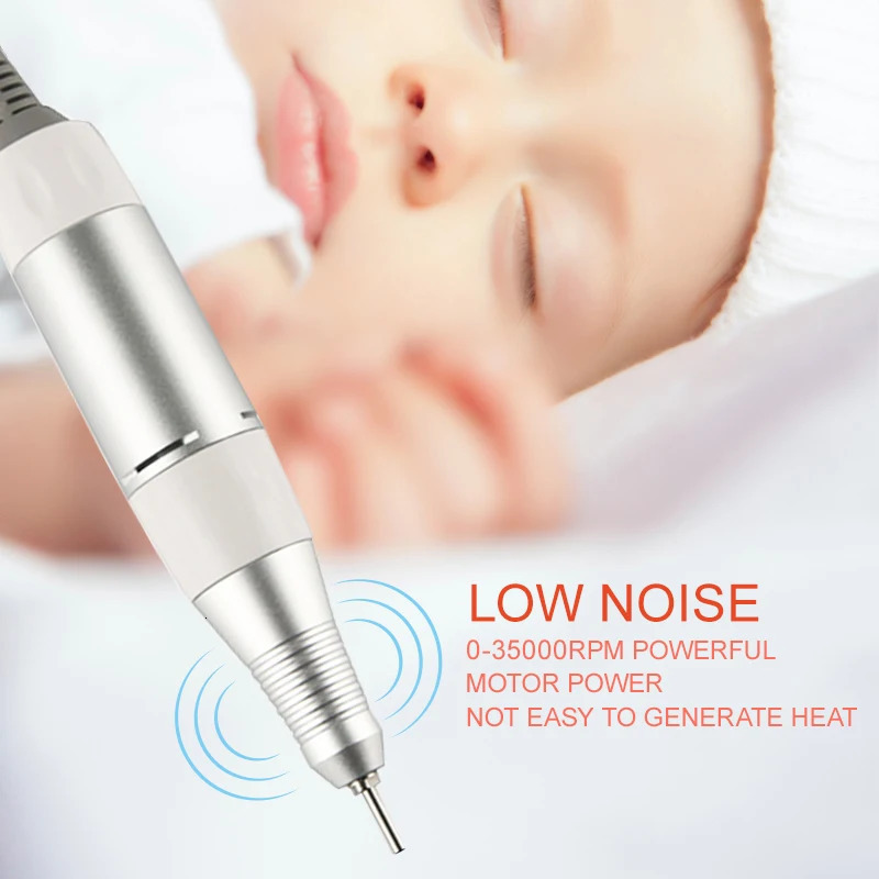 35000RPM Electric Nail Drill Machine Handle Handpiece Pedicure Replacement Pen Manicure Beauty Tool 3 Color Choice ABE Accessory 250324