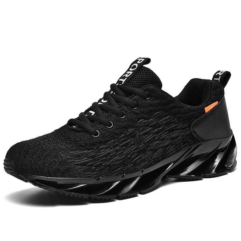 Mens running shoes Plus sizes 45 46 47 casual sports shoes luxury cushioned sole outdoor new summer spring 2025 Y250325