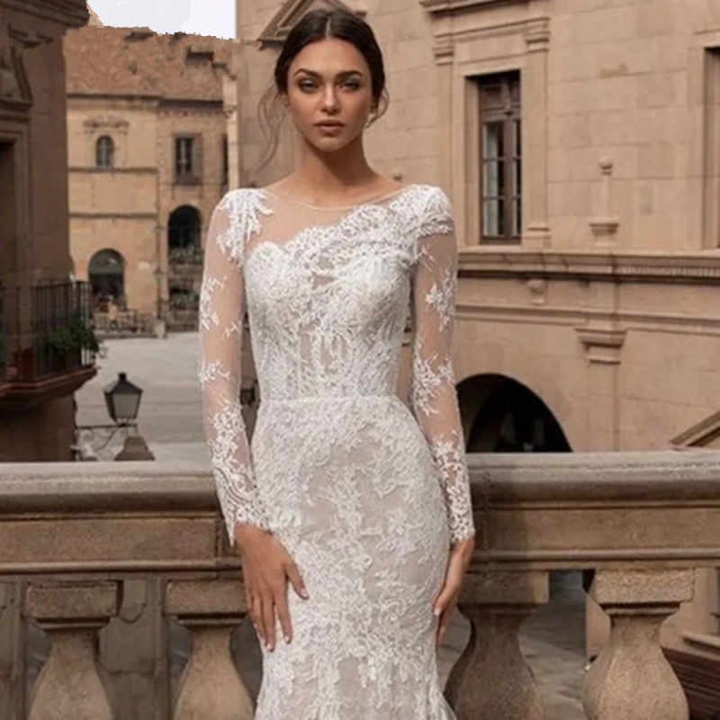 Mermaid Elegant Wedding Dresses With Sweetheart Sparkling Sequins Beads With Full 3D Appliques Pearls Backless Party Plus Size Custom Made vestido de 