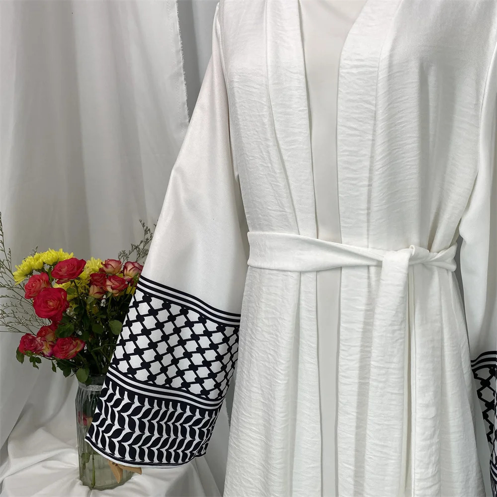 n Ramadan Khimar 2 Abaya and bag Saudi Muslim cardigan Womens Ka 250326