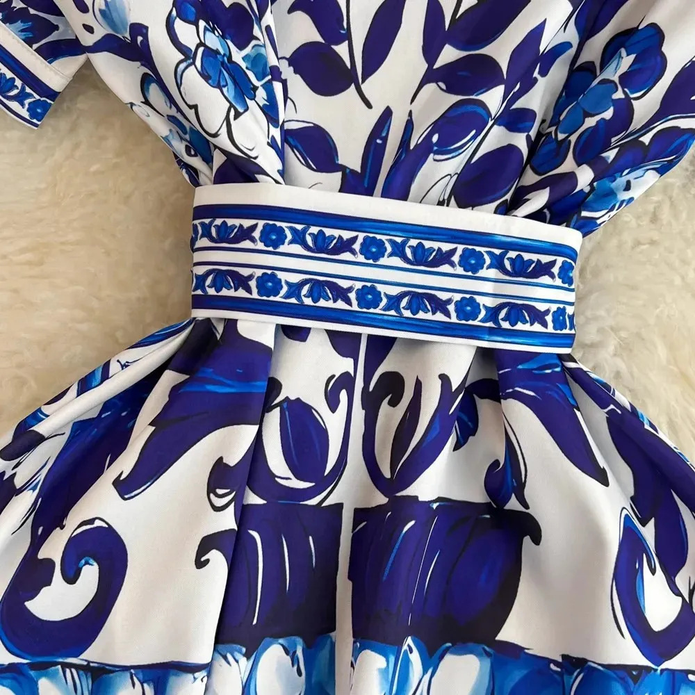 Designer beach 2025 Spring/Summer New Women's Fashion, Medium Length Fake Skirt With A High Sense Of Luxury