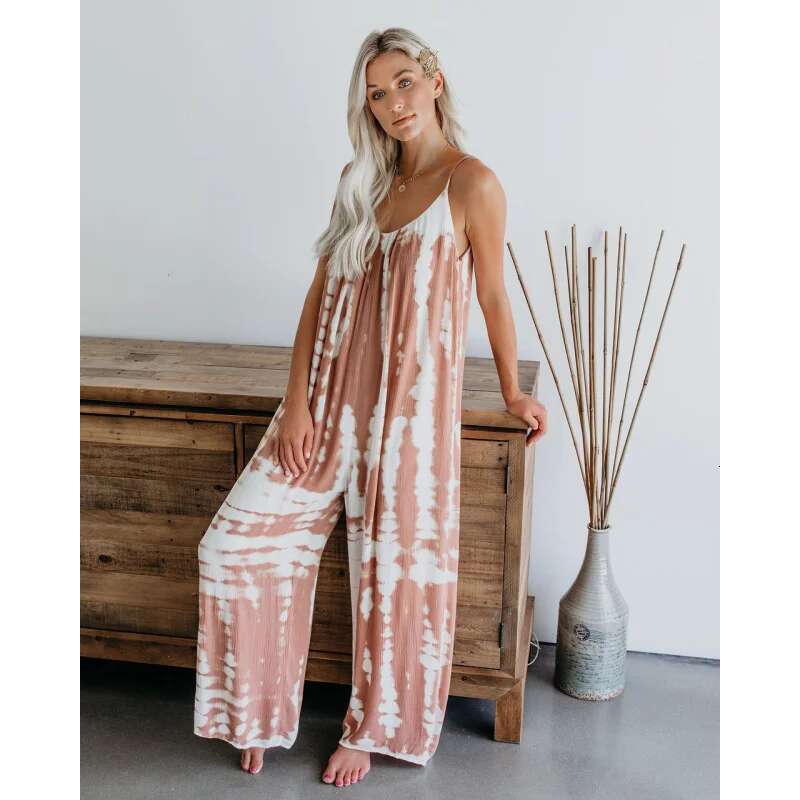 Dongdumaoyi Nieuwe Dames Halter Sexy Wijde Pijpen Jumpsuit
