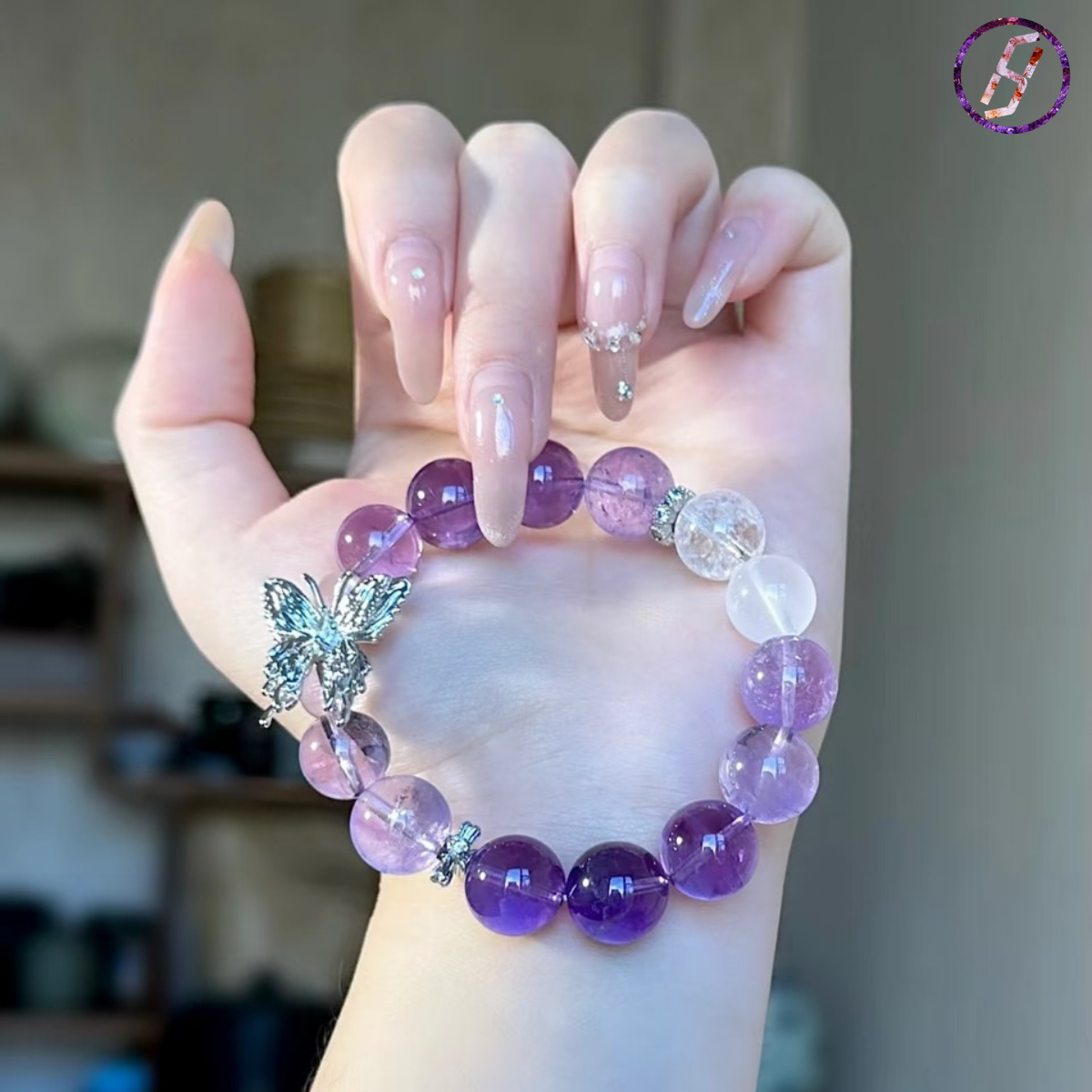 Pure Natural Energy Crystal Amethyst Rose Quartz Azeztulite Y2K Popular Designer Bracelets Designer Jewelry Women's Jewelry Karmic Imprinting Gem