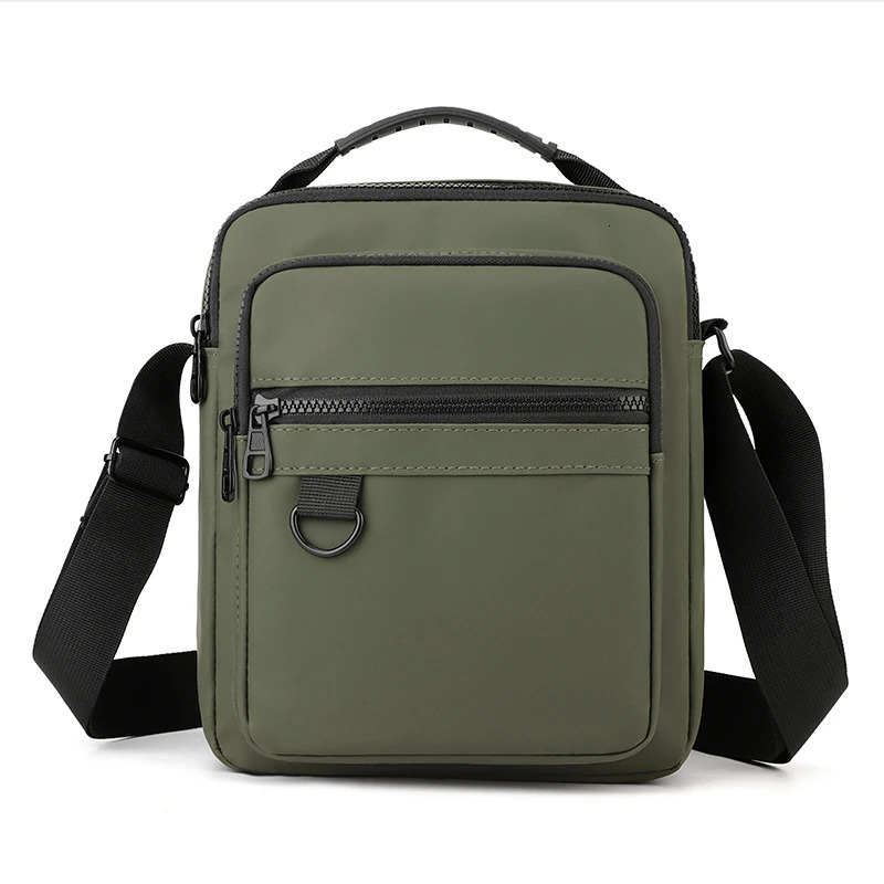 Messenger Sling Bag Mens Casual Oxford Small Zipper Cross Body Simple Mini Ten Font Phone Side Shoulder 250326