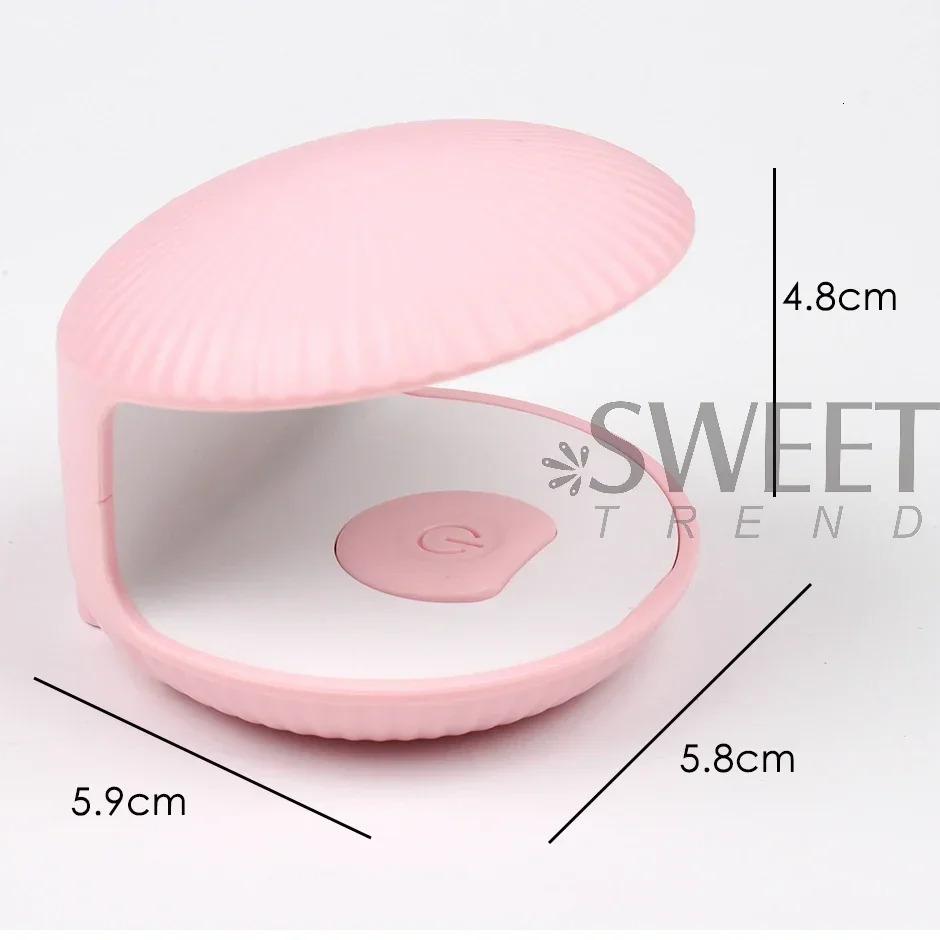 18W shell UV nail lamp dryer Mini single finger egg potherapy machine Quick drying Portable varnish curing process tool CA053 250325