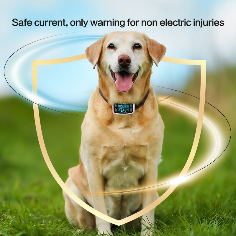 Pet GPS wireless electronic fence dog fence waterproof bark stop device dog trainer training electric shock collar