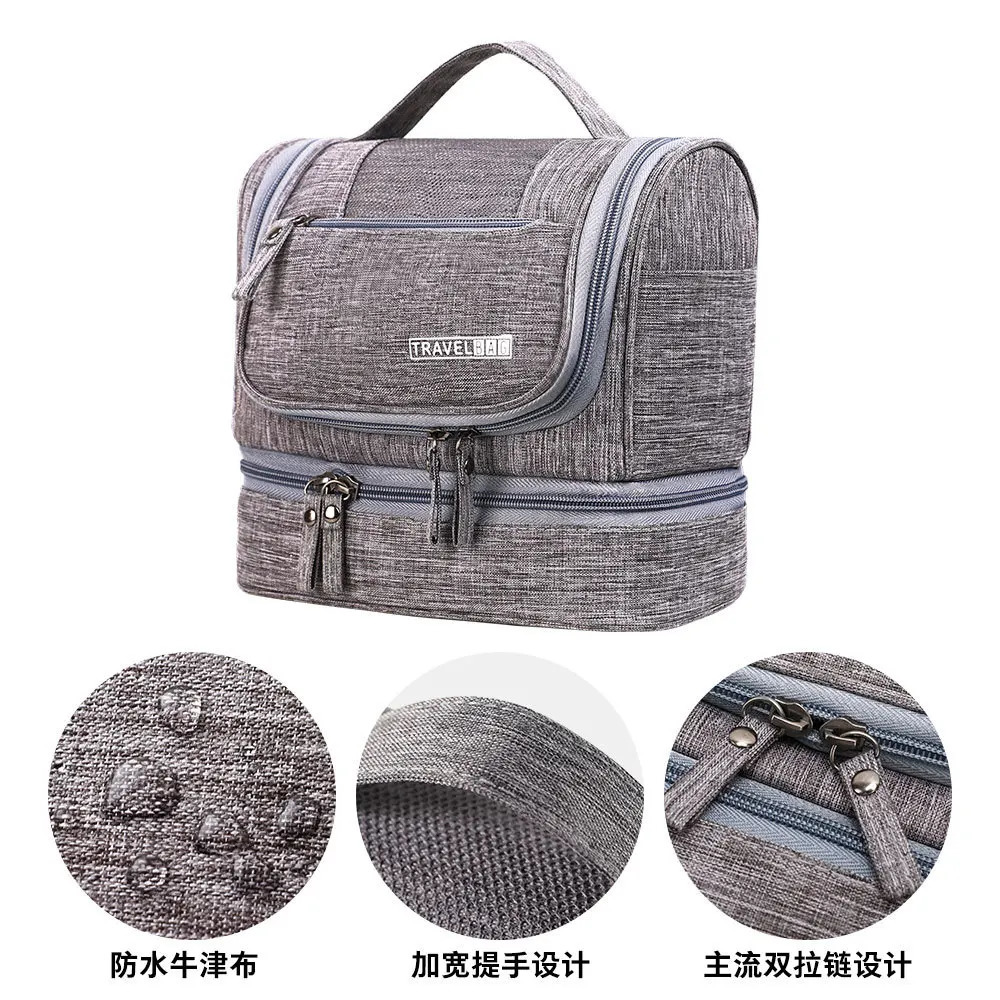 multifunctional hanging makeup bag Oxford travel organizer womens 250326